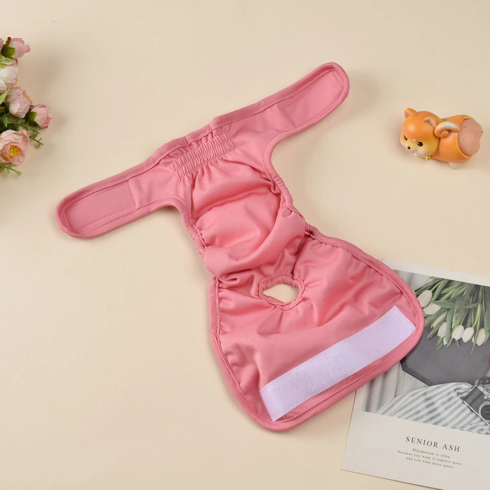 Breathable elastic dog diaper